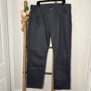 Levis‎ Mens Dark Gray Black 541 Straight Jeans Size 38 x 32